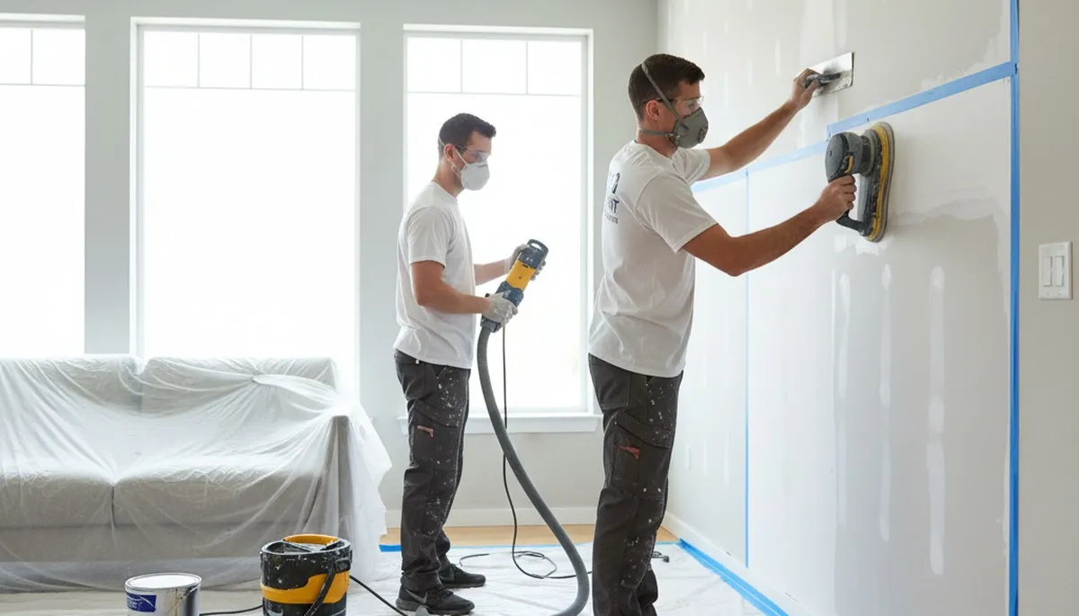 Professional drywall repair and wall restoration in Billings, MT home by expert painting contractors