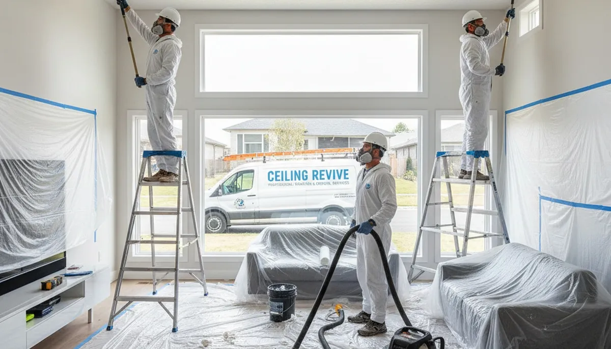 Professional popcorn ceiling removal by house painters in Billings, MT homes