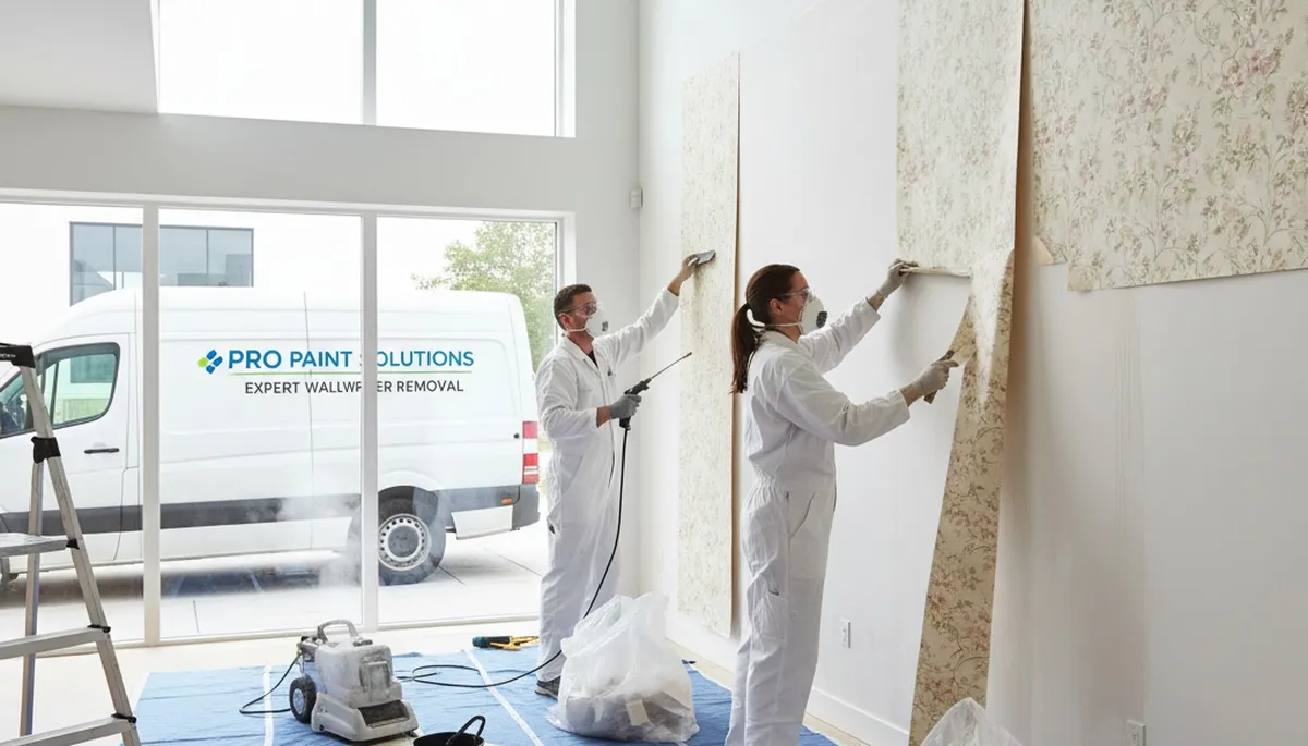 Professional wallpaper removal and wall prep in Billings, MT home by expert painting contractors